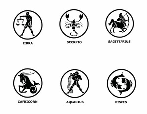 6 signs of the zodiac