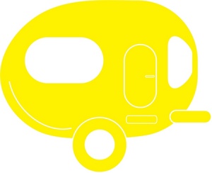 Camper Clipart Image: Camping Trailer