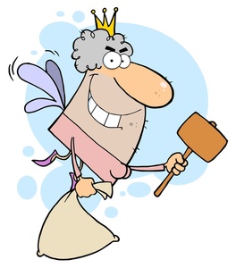 clipart image of an evil grinning tooth fairy