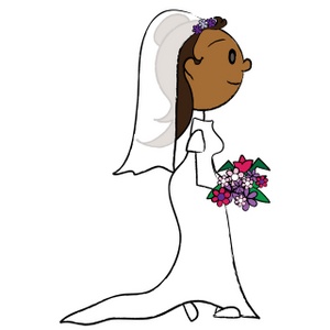 acclaim clipart: hispanic bride