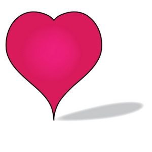 acclaim clipart: pink valentine heart