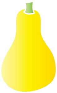acclaim clipart: simple drawing of a yellow squash